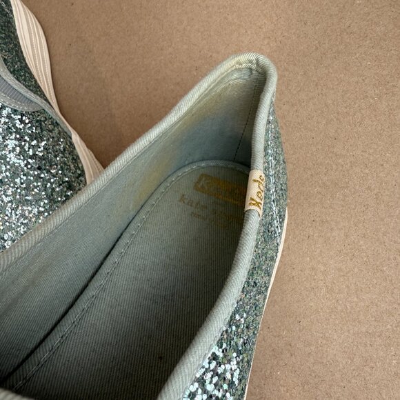 NWOT Keds for Kate Spade Triple Decker Kickstarter Glitter Sneakers, Womens 9.5 - Picture 8 of 14
